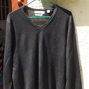 Calvin Klein Long Sleeve V-Neck Pullover Sweater